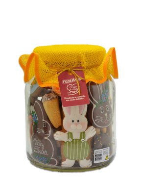 Pote Bolacha Sortida M com Touca Tradicional 650g Páscoa