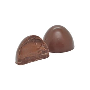 Trufa de chocolate ao leite com creme preto de avelã (gianduia) 30g