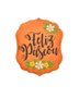 Bolacha Amanteigada Placa Feliz Páscoa Laranja 40g