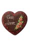 Coração de Pão de Mel com Chocolate 120g Com Amor