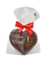 Coração de Pão de Mel com Chocolate 120g Com Amor