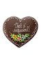 Coração de Pão de Mel com Chocolate 120g Você é Especial
