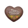 Coração de Pão de Mel com Chocolate 30g - Com Carinho - CM
