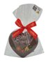 Coração de Pão de Mel com Chocolate 30g - Com Carinho - CV