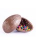 Ovo de Chocolate ao Leite com Confete 250g Azul
