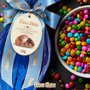 Ovo de Chocolate ao Leite com Confete 350g Azul