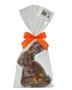 Pão de Mel com Chocolate Preto Coelho com Flores Coloridas 70g